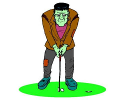 Halloween Golf Clipart