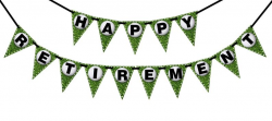 HAPPY RETIREMENT (Golf) Printable Party Banner and Decoration