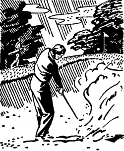 Retro Golf Images - Black and White Clip Art - The Graphics ...