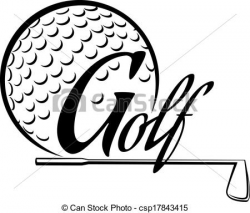 53+ Golf Clip Art Black And White | ClipartLook
