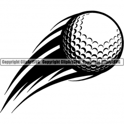 Golf Ball #5 Action Motion Flying Shot Golfer Golfing Sports Competition  Tournament Equipment Game .SVG .EPS .PNG Clipart Vector Cricut Cut