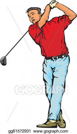 Vector Illustration - Golfer. Stock Clip Art gg61572931 ...