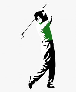 Collection Of Man Golfing High Quality Ⓒ - Golf Clip Art ...