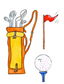 Golfing Card-Golf-Golfing Cards-Golf Tee-Golf Ball-Fathers Day Card-Fathers  Day Cards-Gifts for him-Golf theme-Sports-Birthday Card