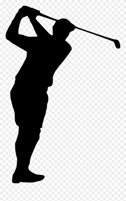 Golfing Clipart Golf Player - Golfer Silhouette Png Free ...