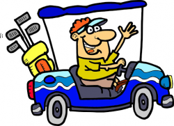 Funny Golf Cart Clipart - Clip Art Library
