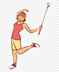 Picture Of A Golfer - Female Golfer Cartoon Png Clipart ...