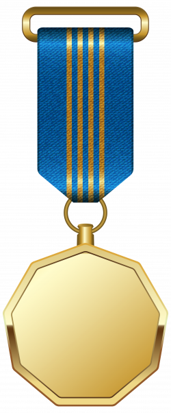 Gold Medal with Blue Ribbon PNG Clipart Picture | Gallery ...