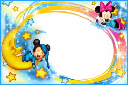 Kids Transparent Photo Frame Good Night Mickey Mouse | Gallery ...