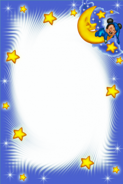 Good Night Kids PNG Blue Frame | Gallery Yopriceville - High ...