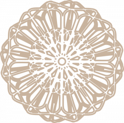 Tan Rosette Flower Clip Art at Clker.com - vector clip art online ...