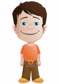 Vector Classic Boy Cartoon Character - Toby Good-to-go | GraphicMama ...