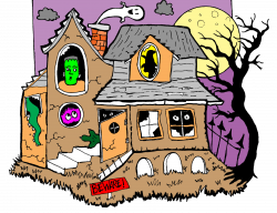 Fun haunted house clip art...makes a good story starter. | Clip Art ...
