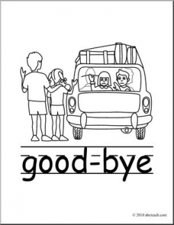 Goodbye clip art basic words good bye – Gclipart.com
