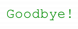 Goodbye PNG images free download