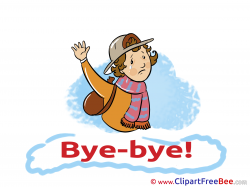 Goodbye Clipart Free. 3, Goodbye Cliparts, Stock Vector And ...