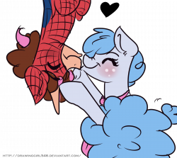 SpiderPink and Curly kisses by Drawing-Heart on DeviantArt