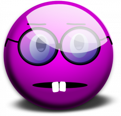 Purple Emoticon Clip Art | Glassy Smiley Emoticon clip art | Purple ...