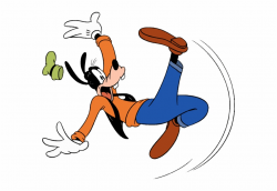 Black And White Download Goofy Clipart - Goofy Falling Free ...