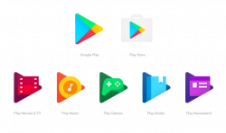 Google is updating its Play family of apps with a unified icon ...