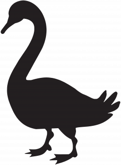 Goose Silhouette PNG Clip Art Image | Gallery Yopriceville - High ...