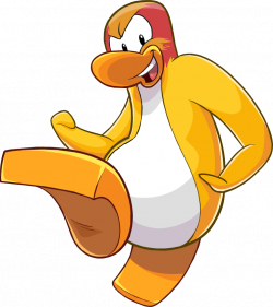 Image - A yellow penguin wearing the hot sauce face paint.png | Club ...