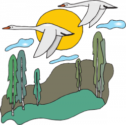 Flying Geese Clip Art at Clker.com - vector clip art online, royalty ...