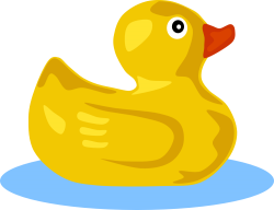 OnlineLabels Clip Art - Rubber Duck