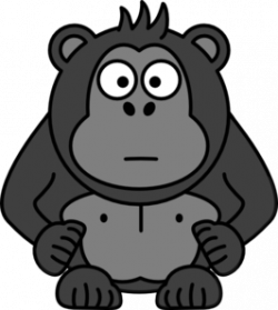 Cartoon Gorilla Clipart