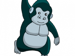 Cartoon Baby Gorilla 13 - 534 X 596 | carwad.net