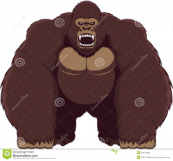 Angry gorilla | Clipart Panda - Free Clipart Images
