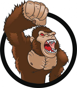 Amazon.com: Frightening Angry Scary Fist-Bumping Gorilla ...