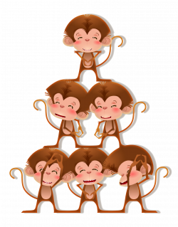 Monkey Orangutan Gorilla Clip art - Cartoon monkey 1410*1800 ...