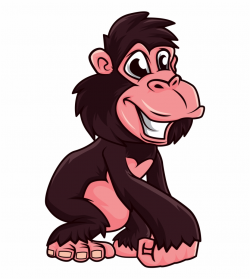 Gorilla King Jungle - Cartoon Free PNG Images & Clipart ...