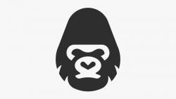 Gorilla Clipart Gorilla Head - Gorilla Face Logo Png ...