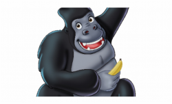 Gorilla Clipart Realistic Cartoon - Gorilla Clipart Png Free ...
