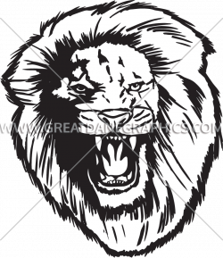 Roaring Lion | Production Ready Artwork for T-Shirt Printing