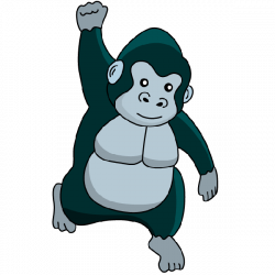 Silverback Gorilla Clipart at GetDrawings.com | Free for personal ...
