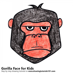 Simple Gorilla Drawing at PaintingValley.com | Explore ...