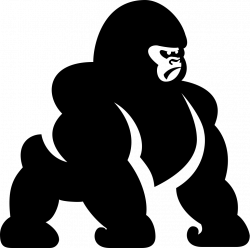 Gorilla Svg Png Icon Free Download (#434168) - OnlineWebFonts.COM
