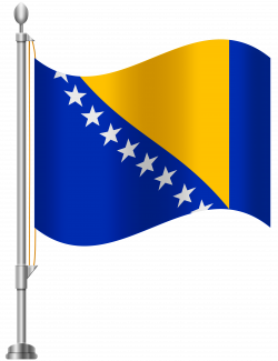 Bosnia and Herzegovina Flag PNG Clip Art - Best WEB Clipart