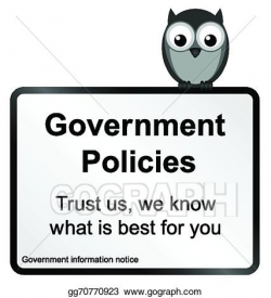Vector Stock - Government policies. Clipart Illustration ...