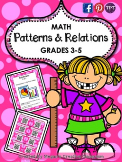 Math Patterns Unit Lessons, Centers, Final Project, Study Notes Unit Test