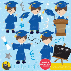 Graduation boys 2 clipart | Graduation Party Illustrations ...