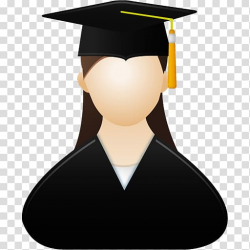 Graduation ceremony Computer Icons Woman , Graduate Cap ...