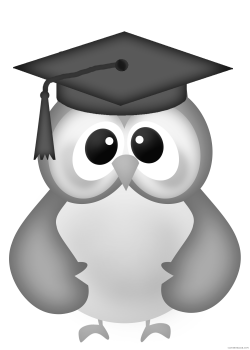 Graduation Owl Clipart - ClipartBlack.com