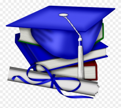 Graduation Clip Art Png - Red White Blue Graduation Cap ...