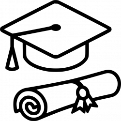 Graduation Cap Diploma Svg Png Icon Free Download (#554182 ... | SVG ...