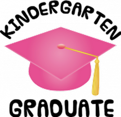 pink gold graduation cap hat kindergartengraduation ...