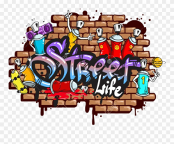 graffiti #street Life - Graffitis De Street Life Clipart ...